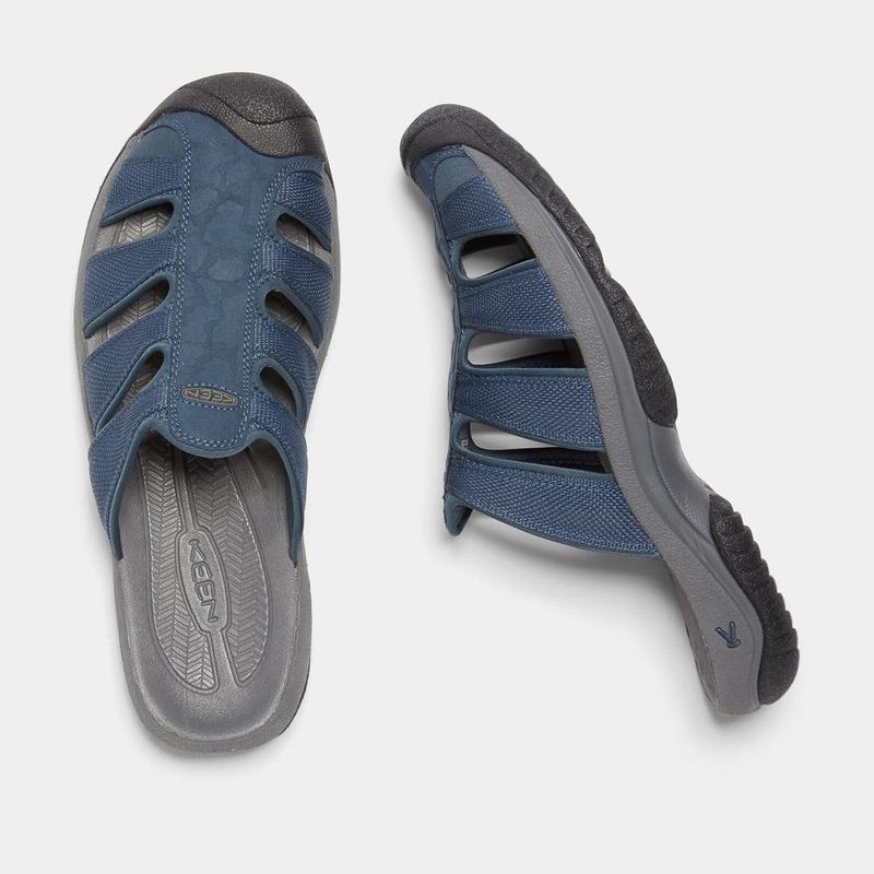 Sandalias Keen Aruba II Para Hombre Azul Marino/Negros - Sandalias Keen Mexico (865914-YKZ)